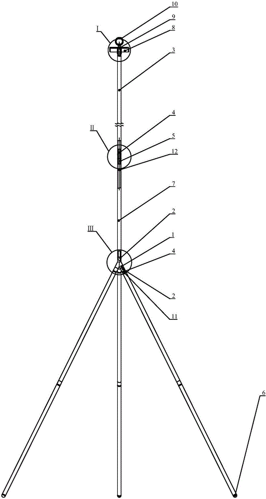 Rapid folding and unfolding device of antenna bracket and rapid folding and unfolding method of rapid folding and unfolding device