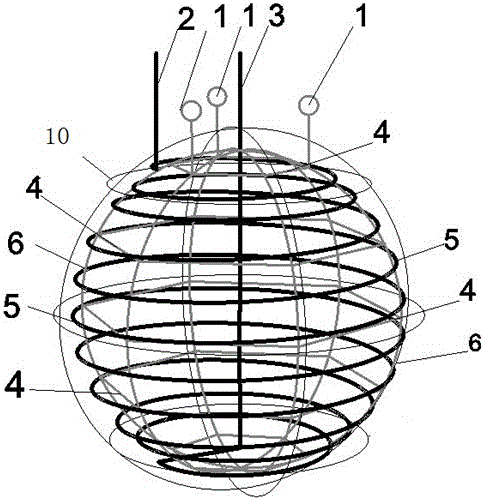 Geothermal heat exchanger capable of improving heat transfer efficiency for prefab energy balls