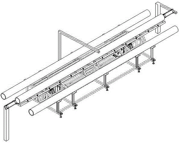 On-line monitoring equipment and method of PVC (polyvinyl chloride) pipes with unqualified bending