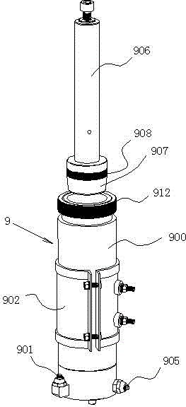 Glue pot of glue spraying type thread-free glue binding machine