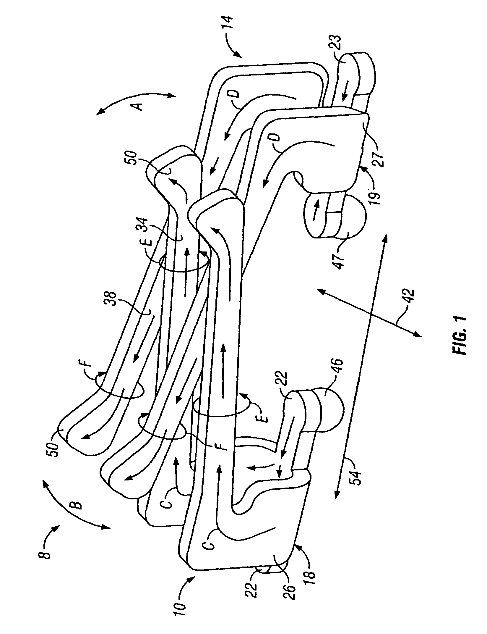 Contact having multiple contact beams