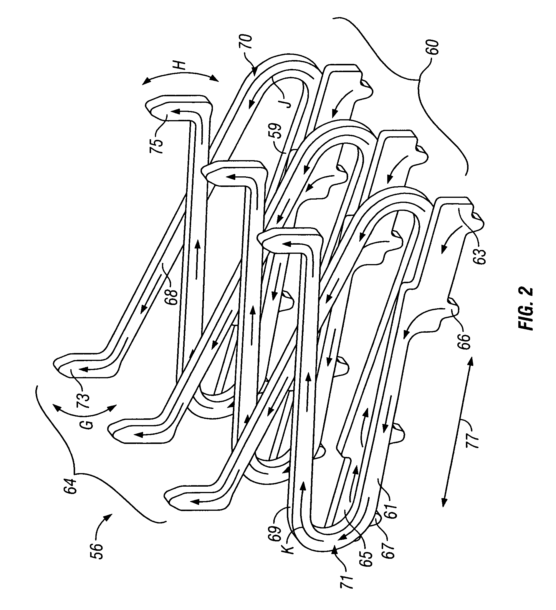 Contact having multiple contact beams