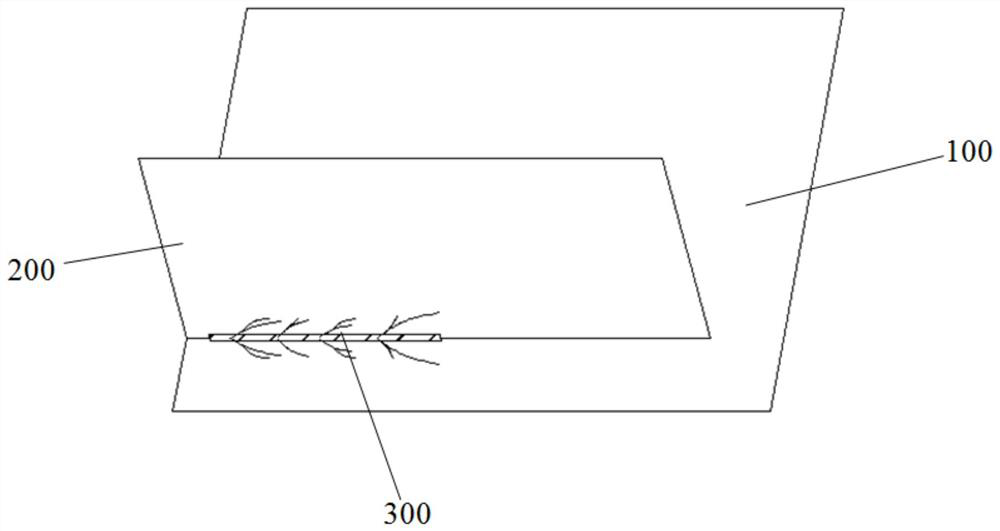 Method for identifying propagation length of metal weld crack