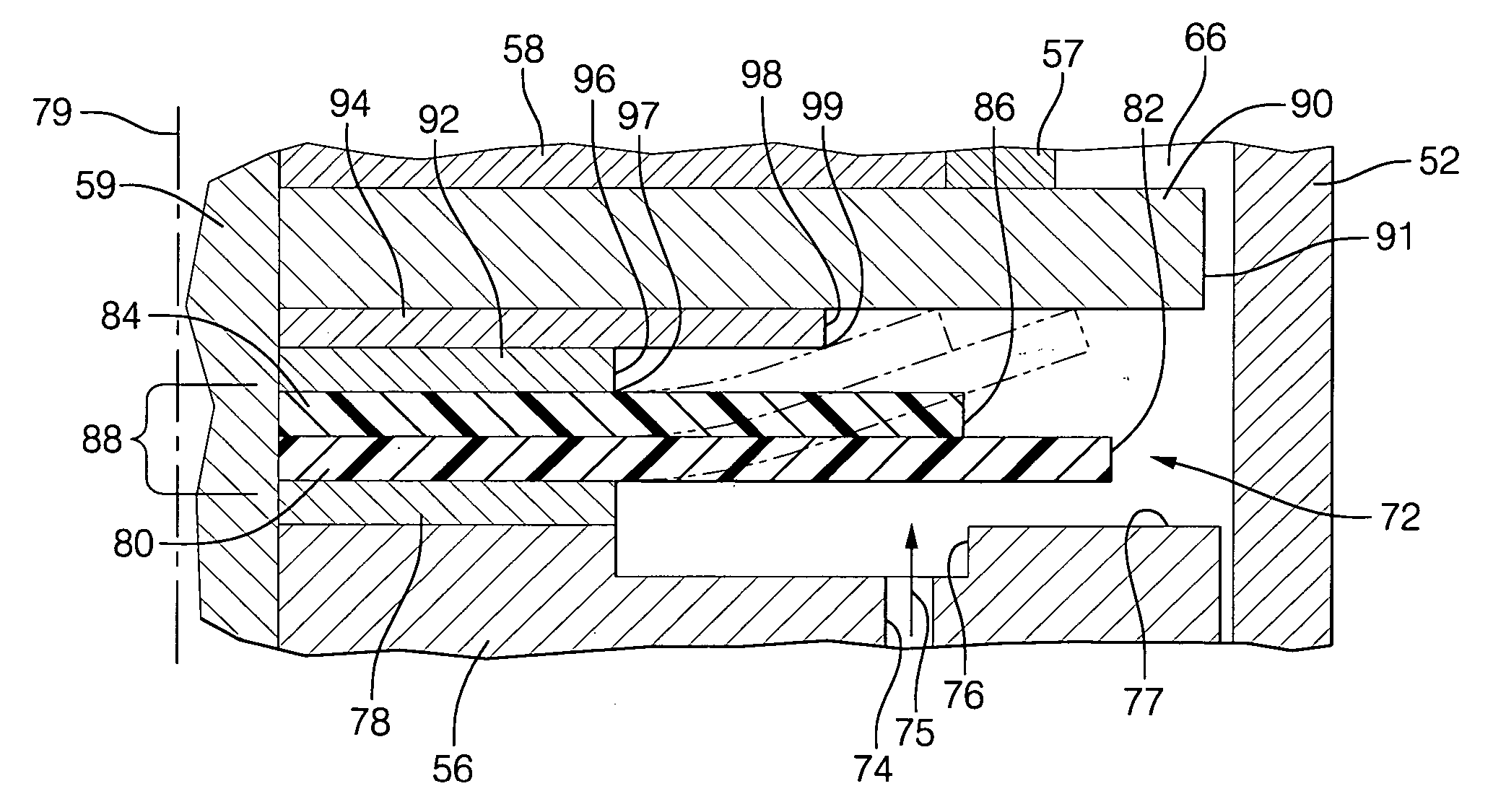 Hydraulic actuator having disc valve assembly