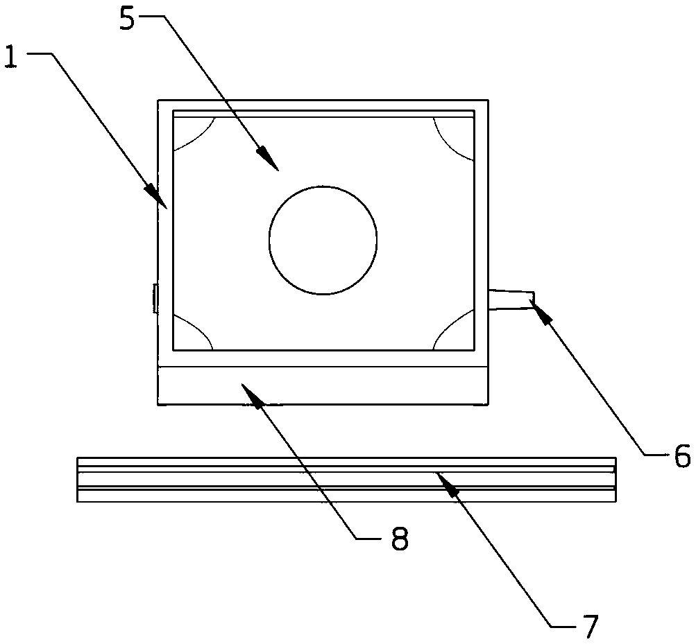 Splicing type automatic water supply stereo greening device and irrigation system thereof