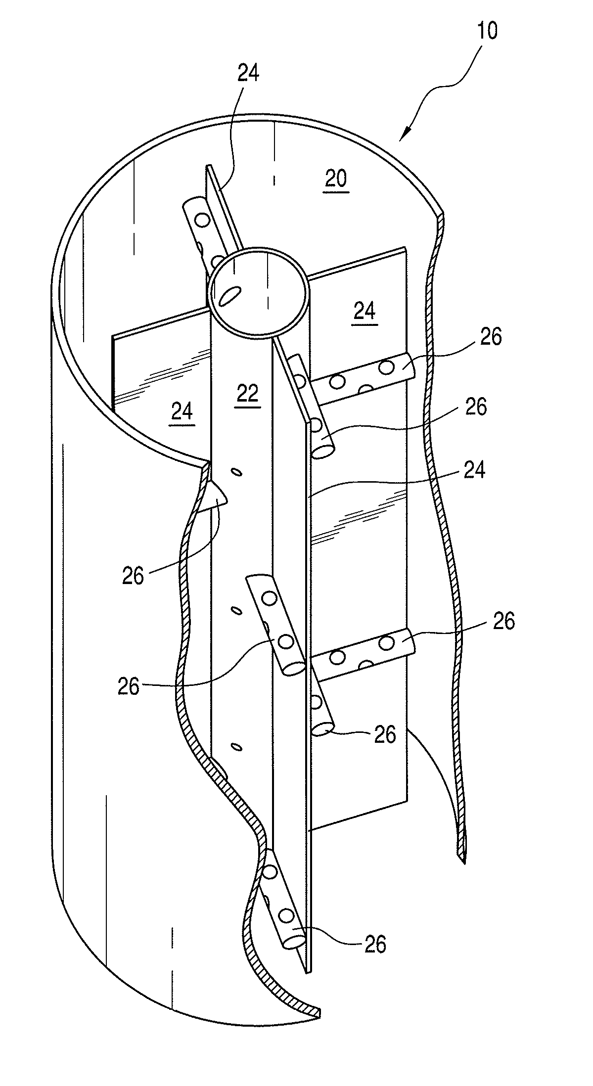 System for improving fire endurance of concrete-filled steel tubular columns