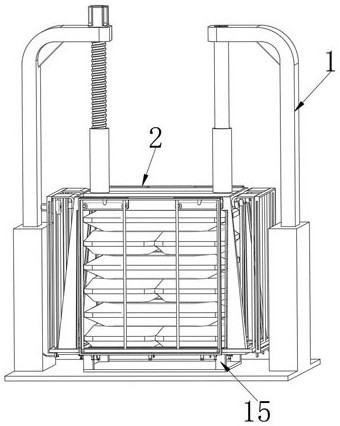 Product palletizing production equipment with self-checking function