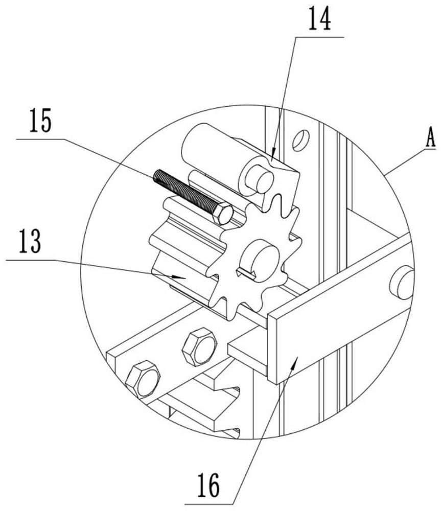 Driving anti-falling device for lifting of building climbing frame and lifting system of driving anti-falling device