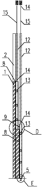 Two-sectional electric vertical lifting type airtight electromagnetic shielding door