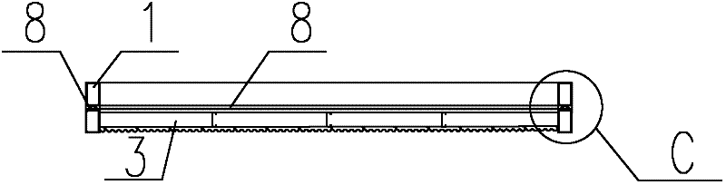 Two-sectional electric vertical lifting type airtight electromagnetic shielding door