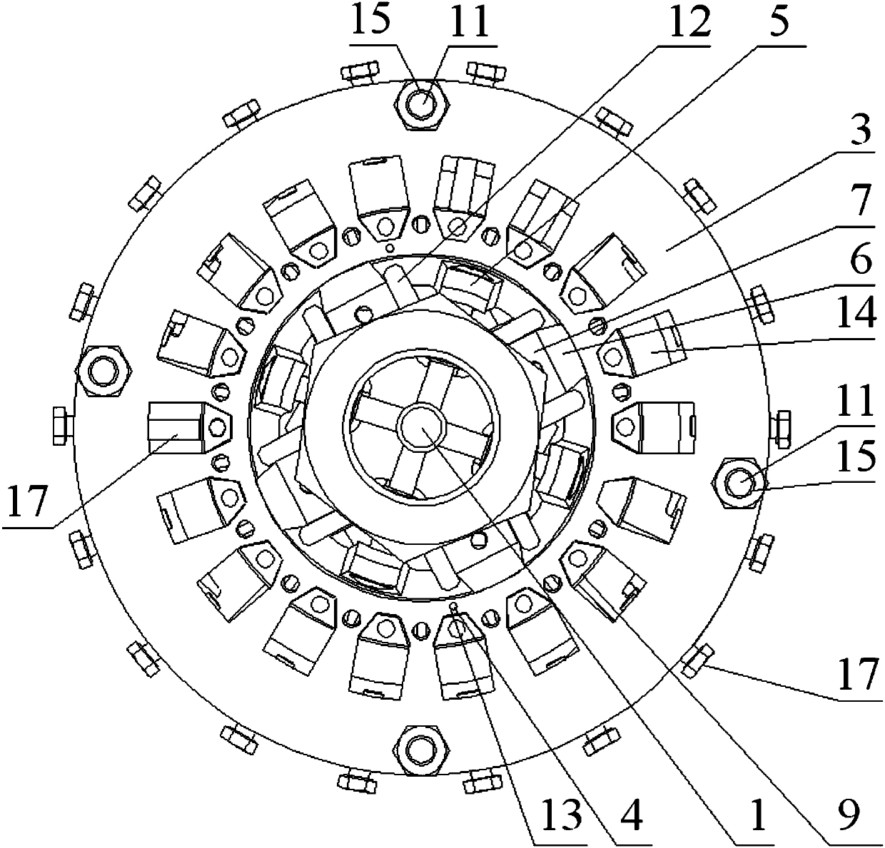 Fabrication Mold of Circular Layer Structure with Lattice Features