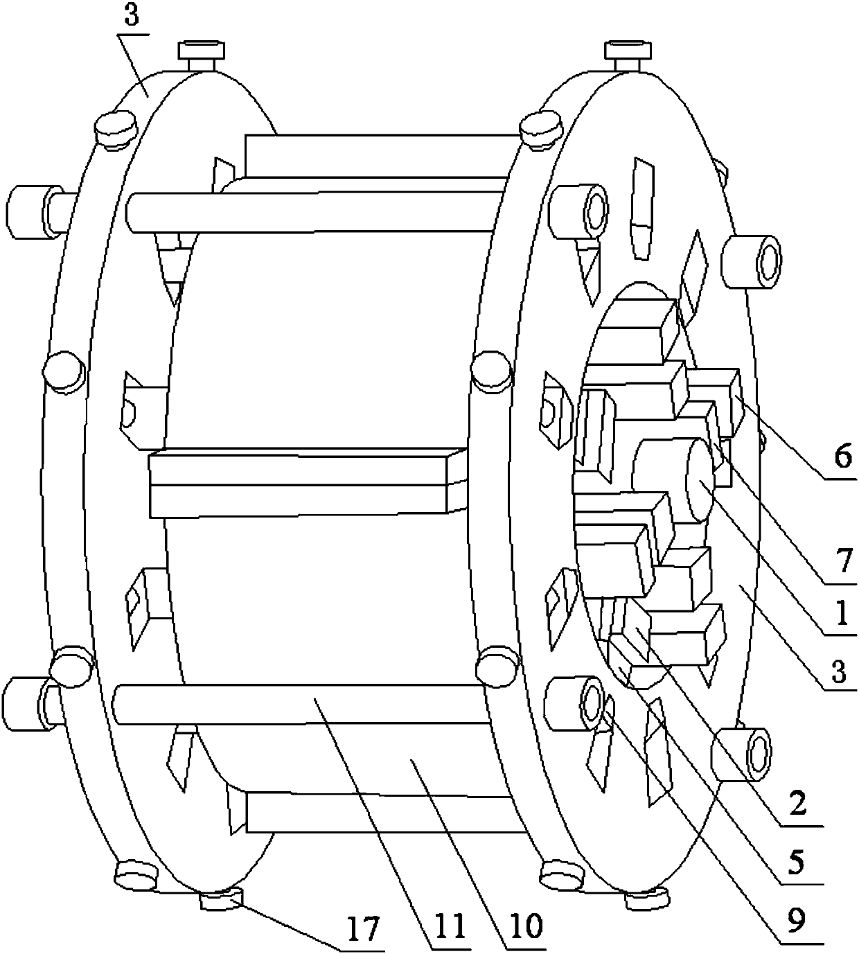 Fabrication Mold of Circular Layer Structure with Lattice Features