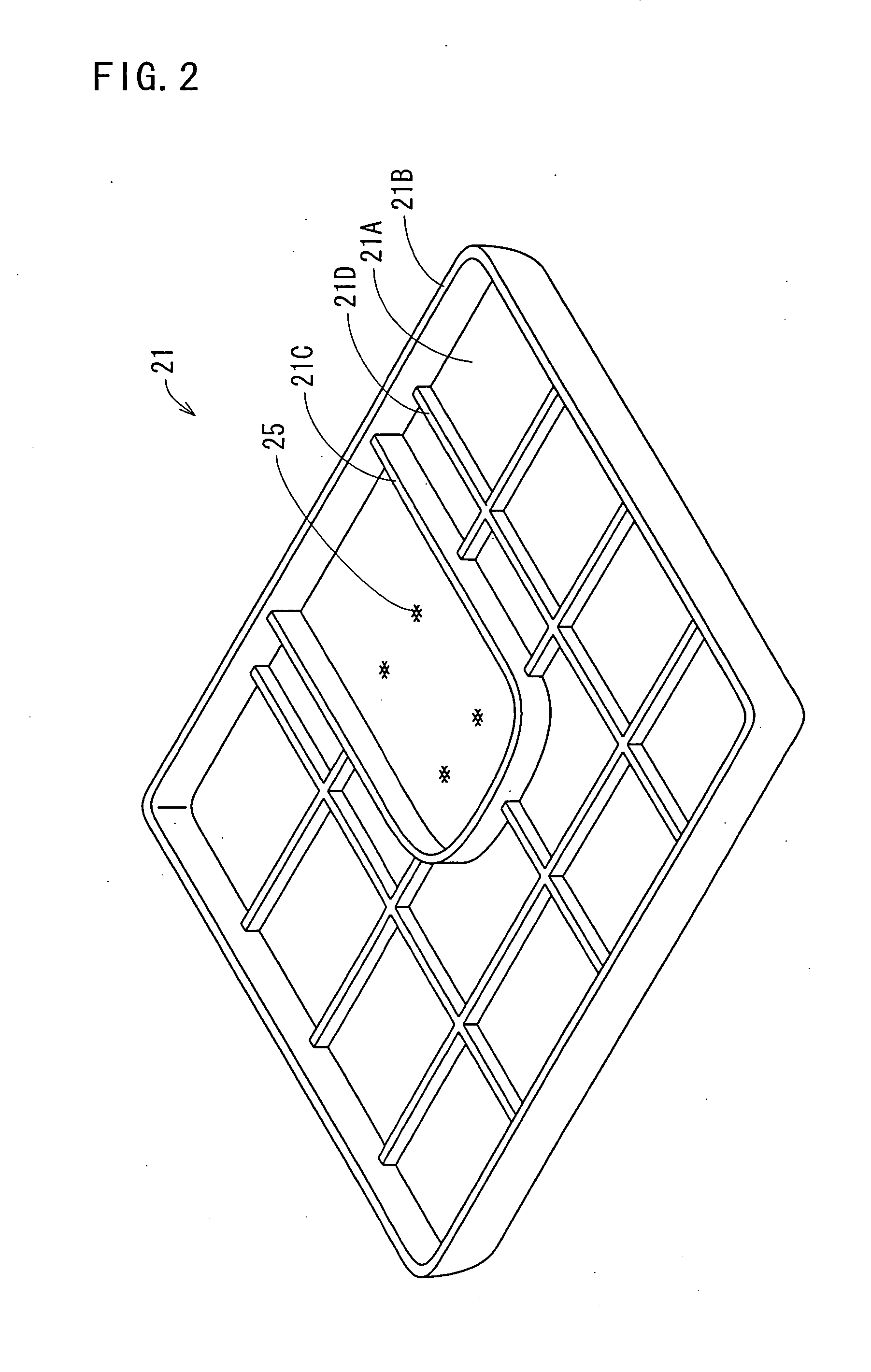 Structure for and method of fixing elastic resin sheet