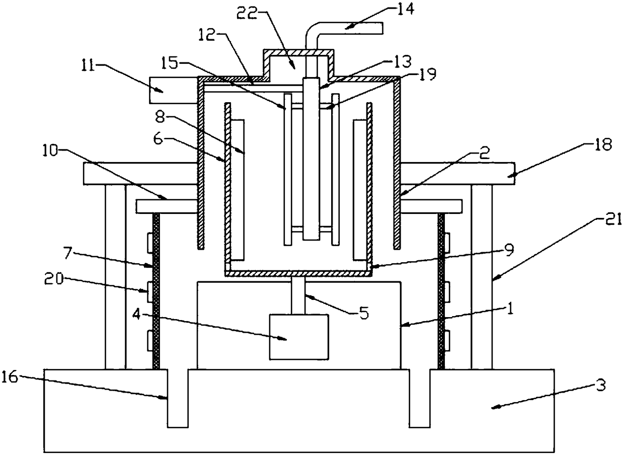 Dust removing device with function of manually shaking off dust for environmental protection