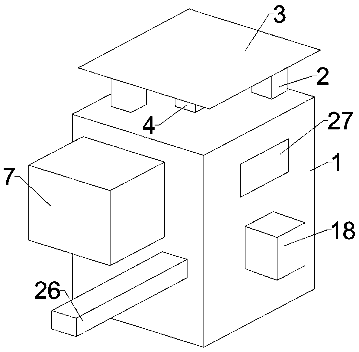 Automatic dust removing apparatus for construction sites