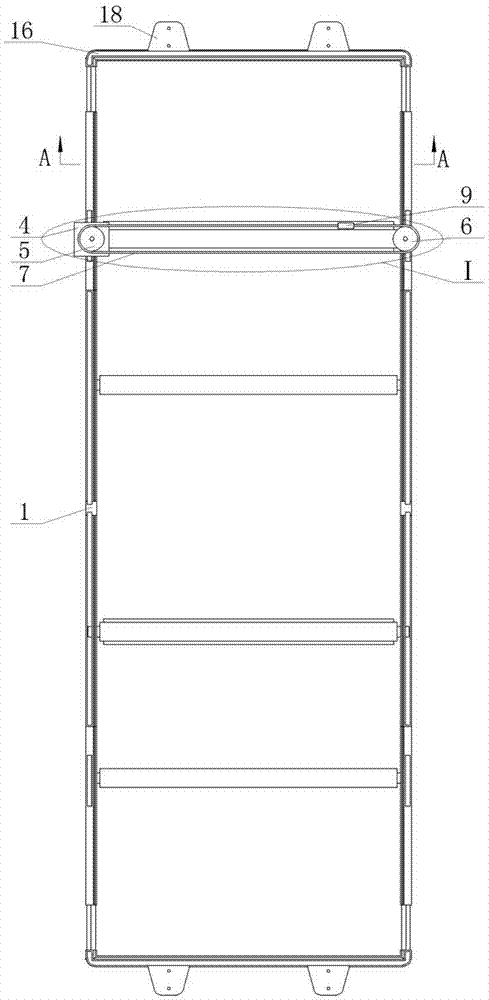 Greenhouse retractable ventilation window