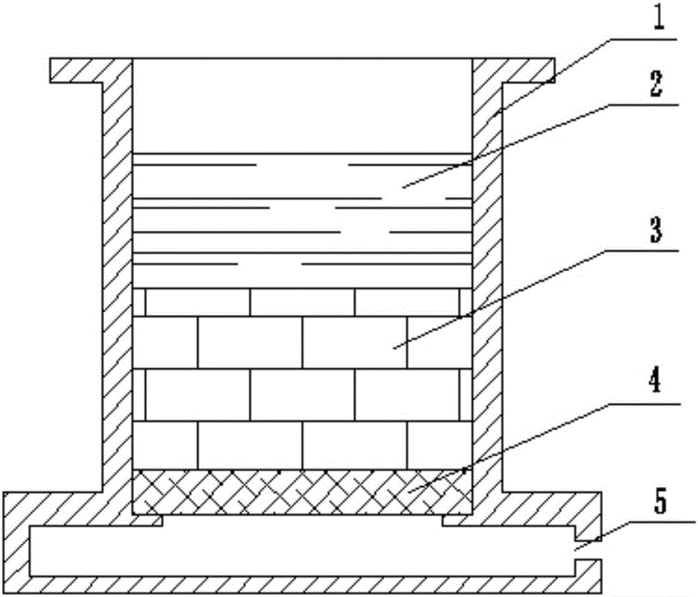 Method for preparing open pore foamed aluminum through investment casting