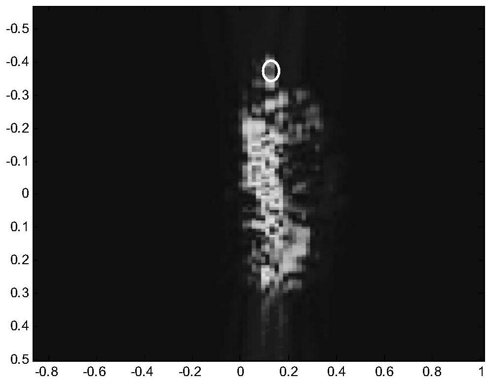 Radar target attribute scattering center extraction method and device