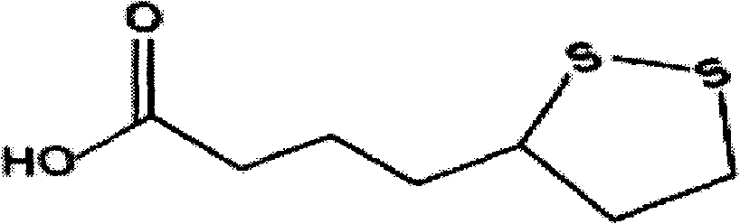 Lipoic acid capsules as well as preparation process and application thereof