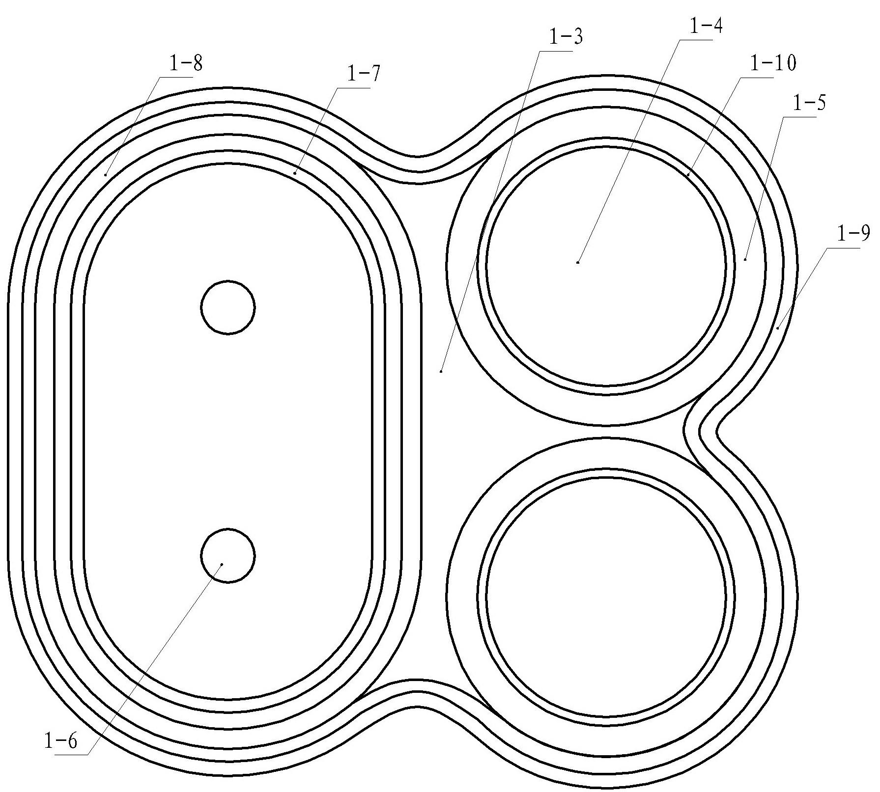 Diaphragm pump diaphragm with combined sealing structure and diaphragm pump