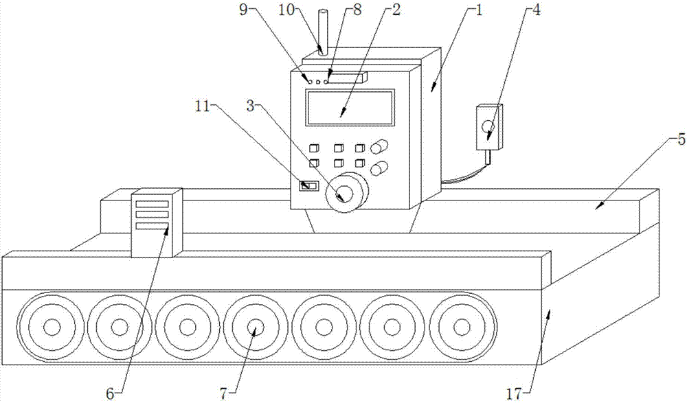 Digitization positioning device for supermarket based on encoding