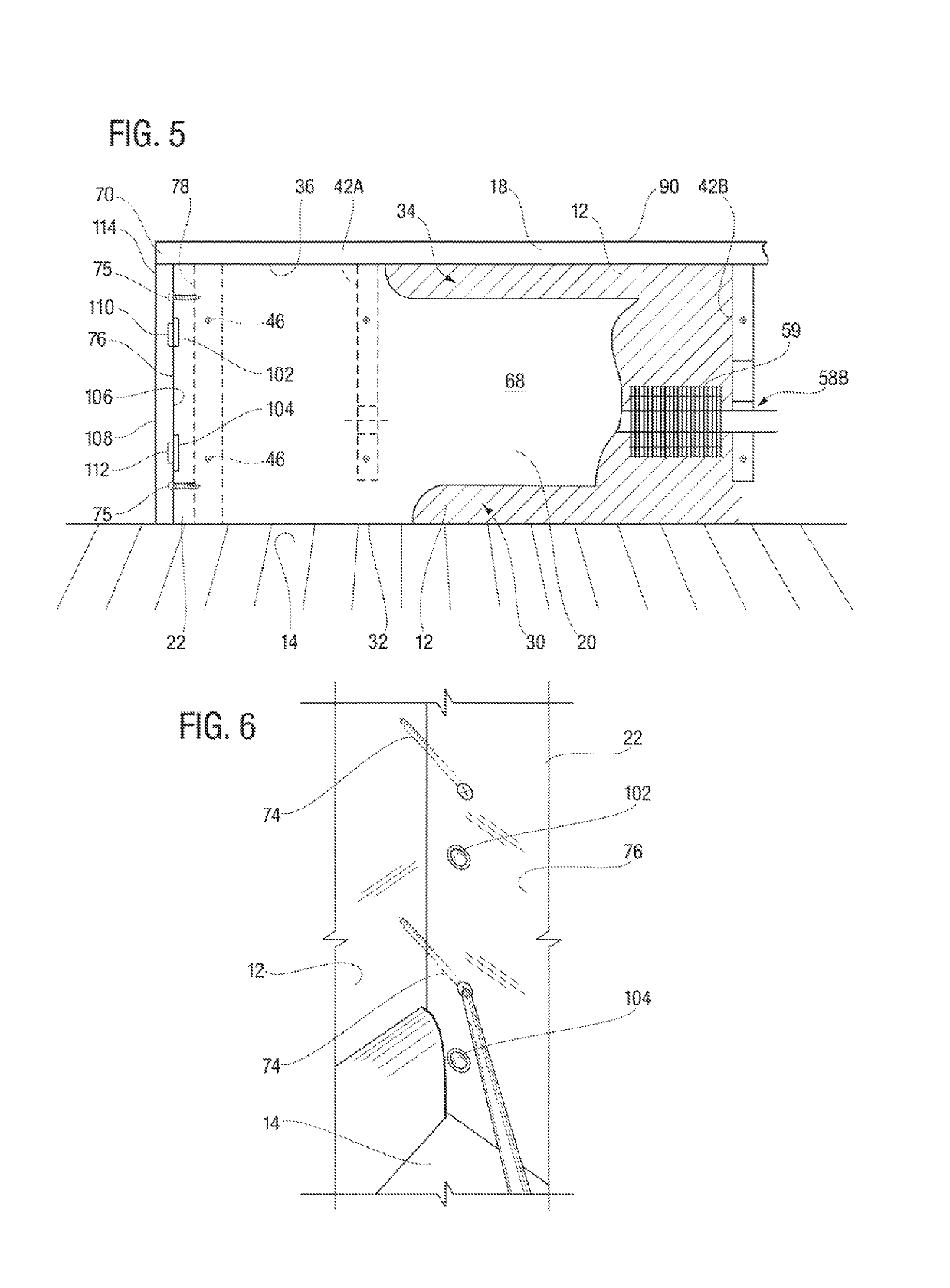 Two-section wooden enclosure for a hydronic baseboard finned tube heater