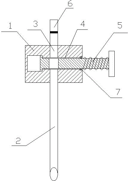 Artery puncture needle