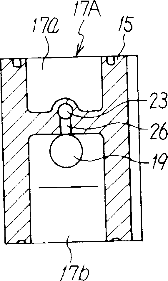 Pressure controlling valve to be attached to base-mounted change valve