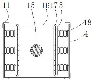 An electronic component base with a stable structure for easy collection