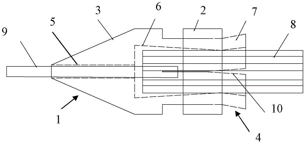 Super-long prestressed steel bar traction locking device