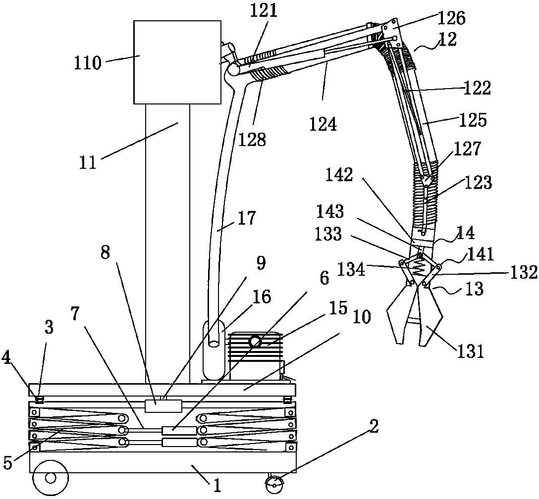 Logistics automatic carrying machine