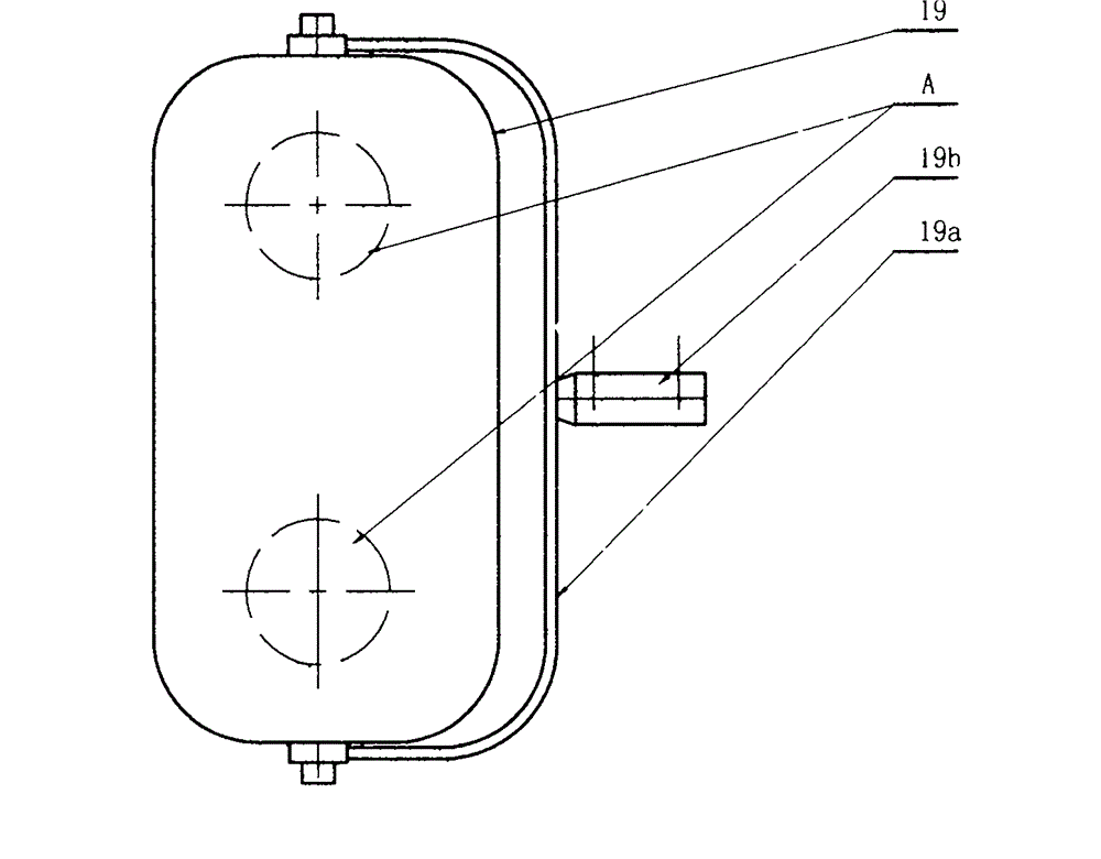 Whirlwind type heat radiation LED lamp