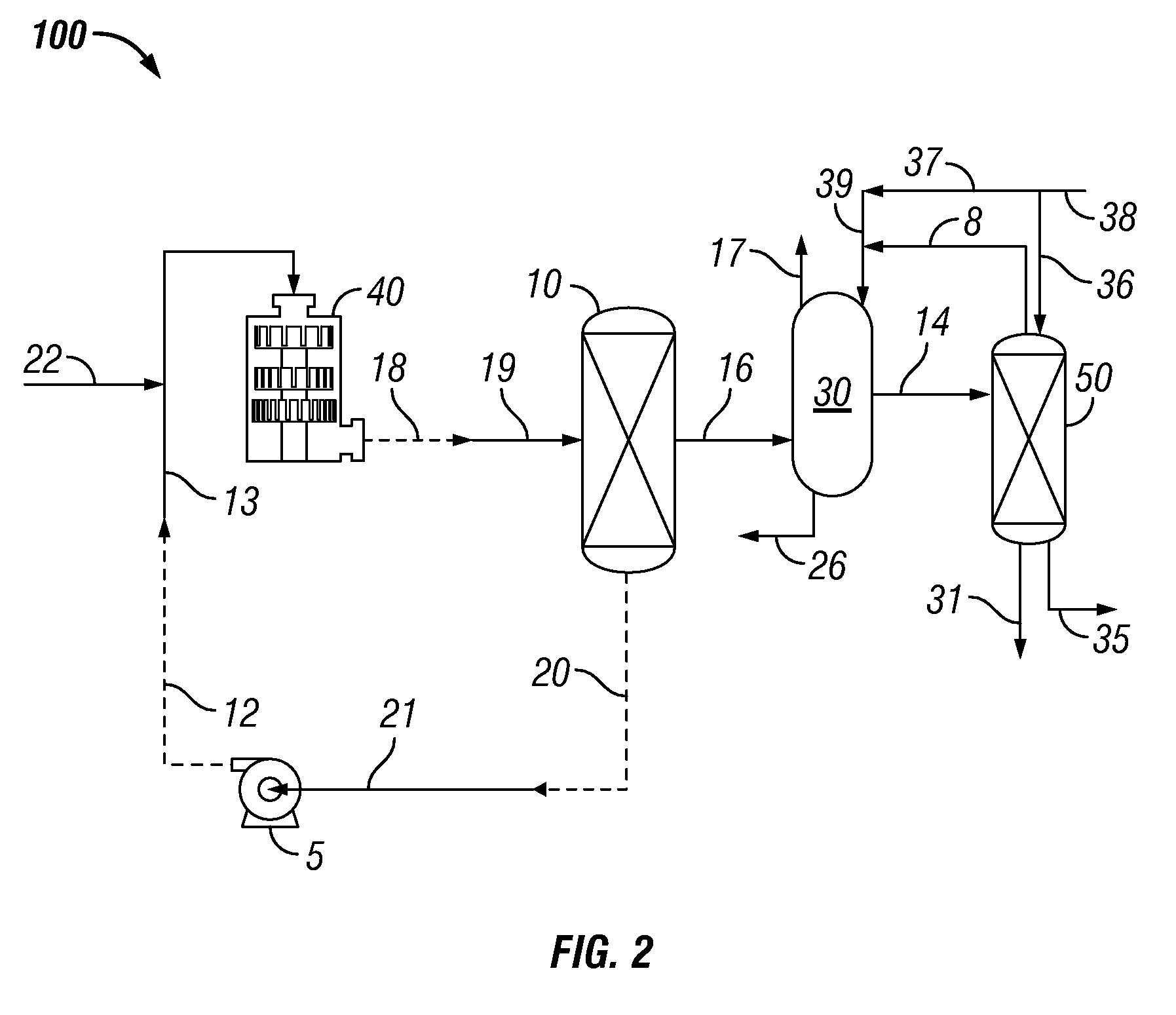 High shear process for the production of chloral