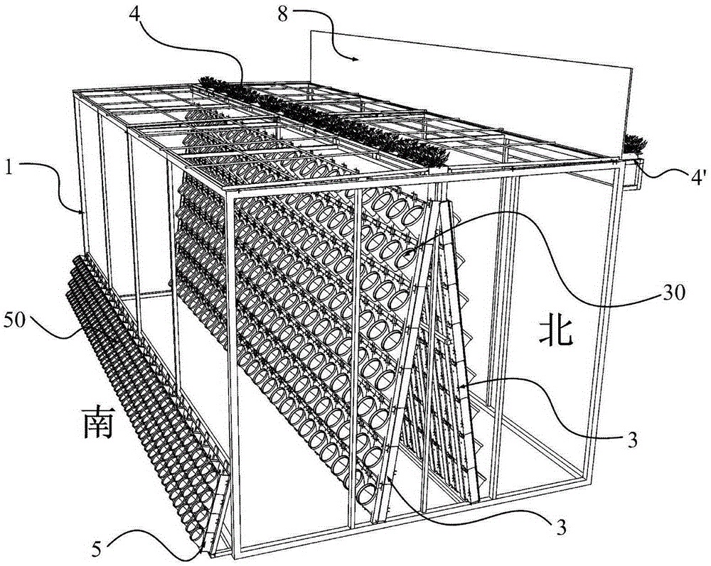 Three-dimensional ecological planting house