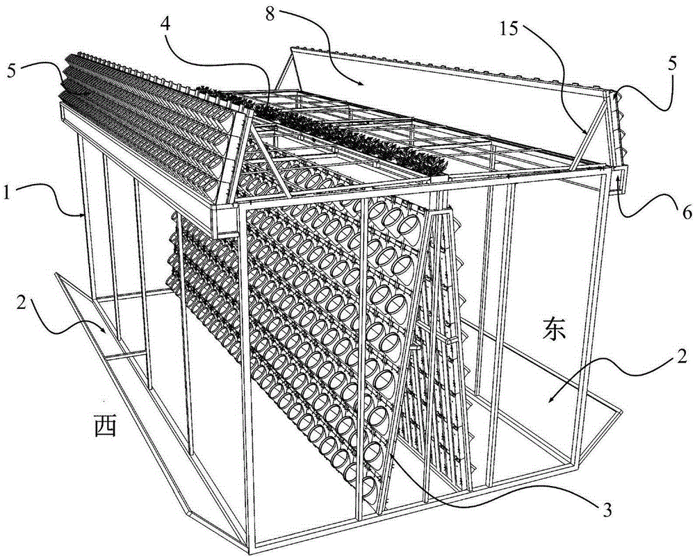 Three-dimensional ecological planting house