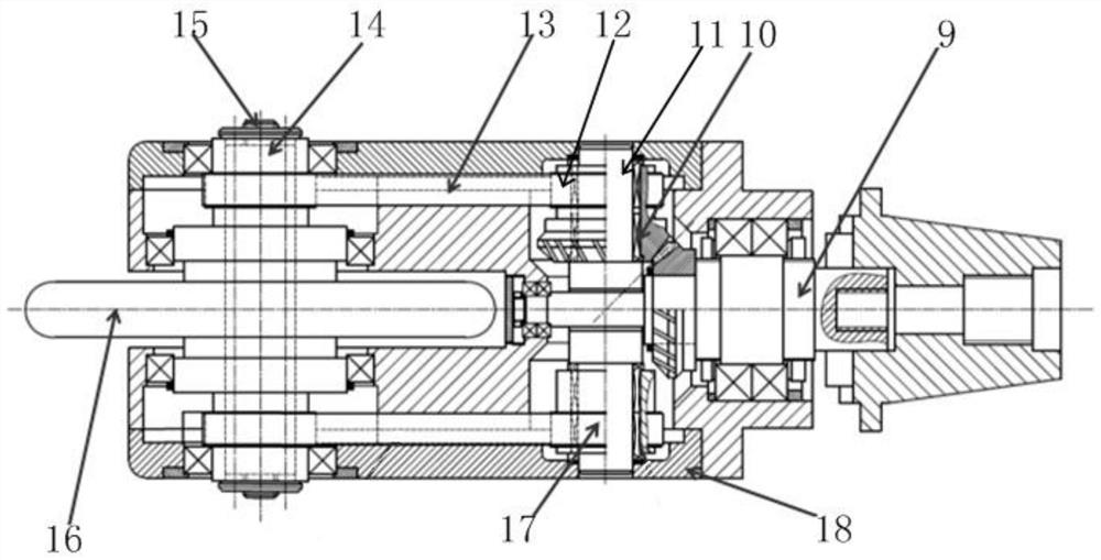 Super-hard material curved surface grinding and polishing machining device