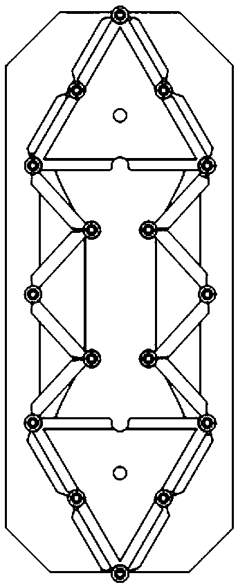 Closed folding chain transmission mechanism and vertical circulation parking system thereof