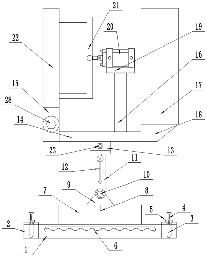 Wall flatness detection device for civil engineering