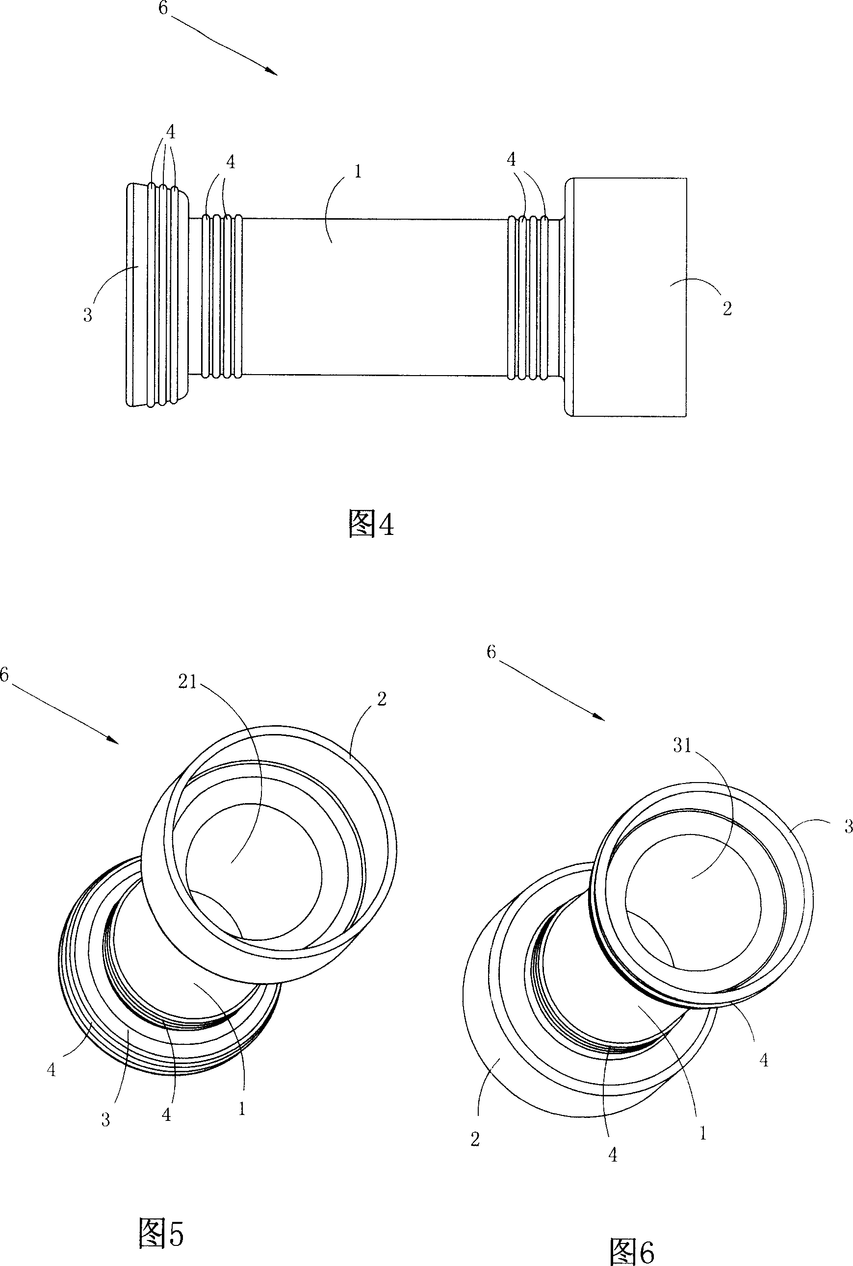 Insulating shield and conductive rod assembly