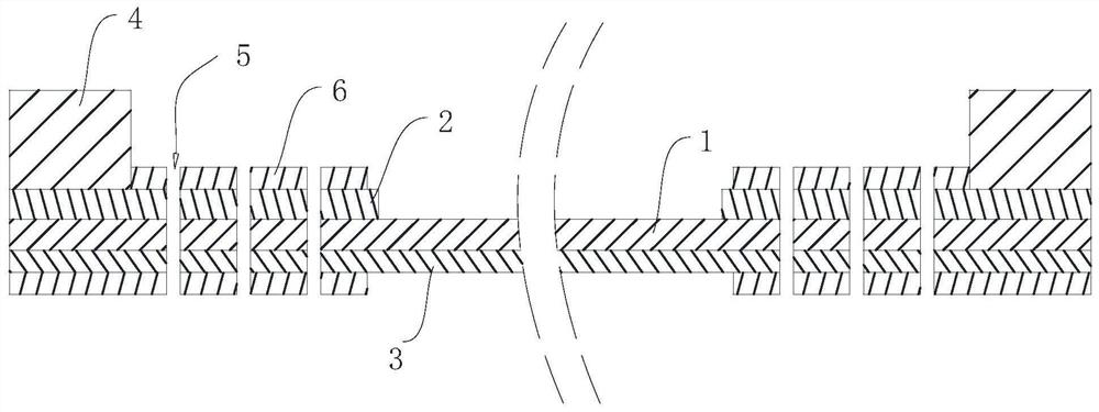 Double-sided copper foil single copper plating and circuit manufacturing method applied to ultrathin FCCL