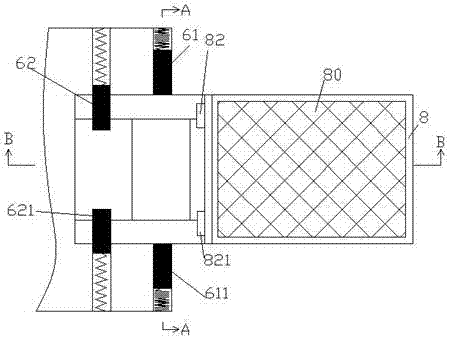 Convenient and fast protection device of municipal inspection shaft and operation method of convenient and fast protection device