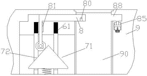 Convenient and fast protection device of municipal inspection shaft and operation method of convenient and fast protection device