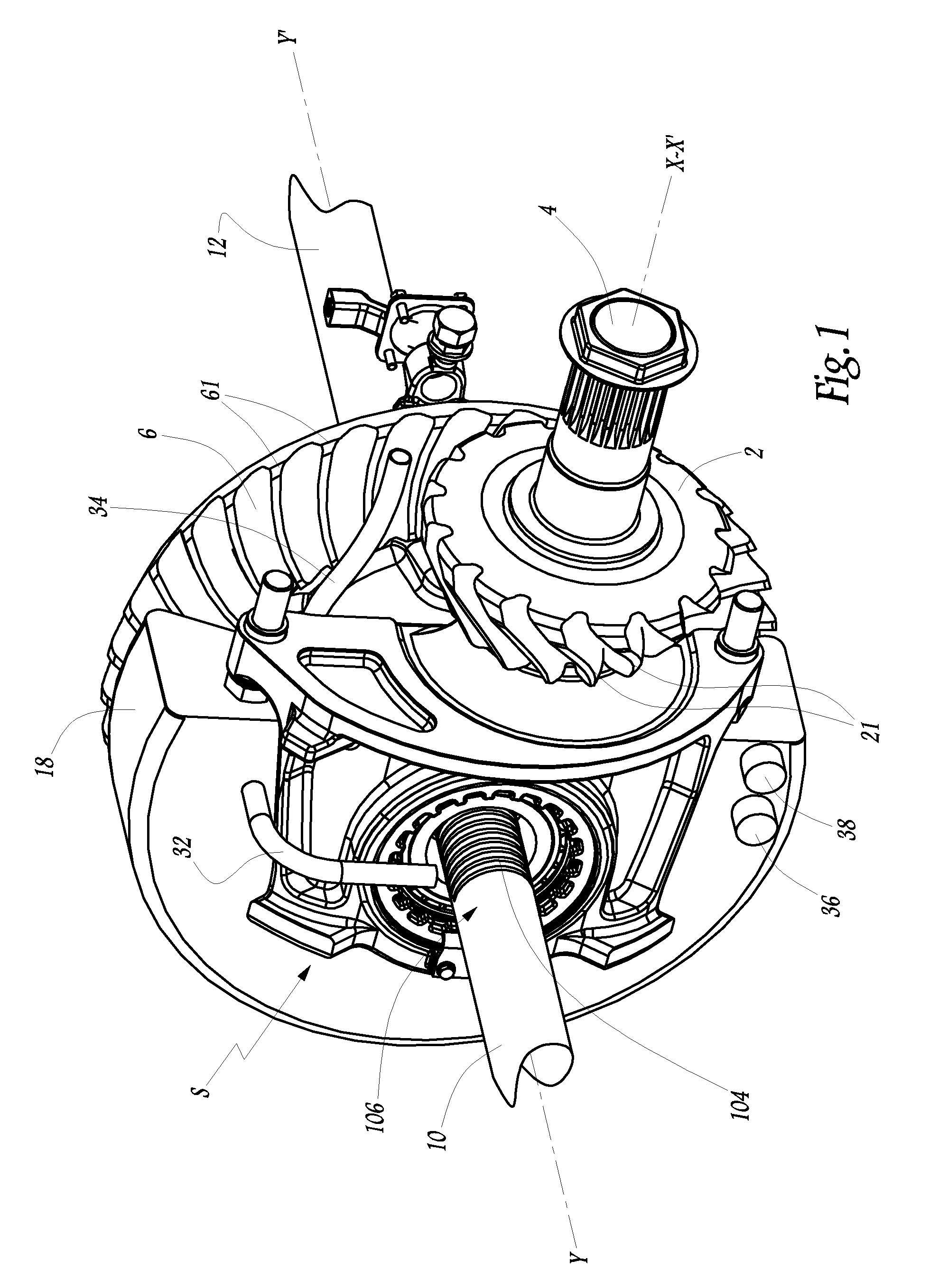 Lubrication system for a differential of a driven axle and automotive vehicle comprising such a lubrication system