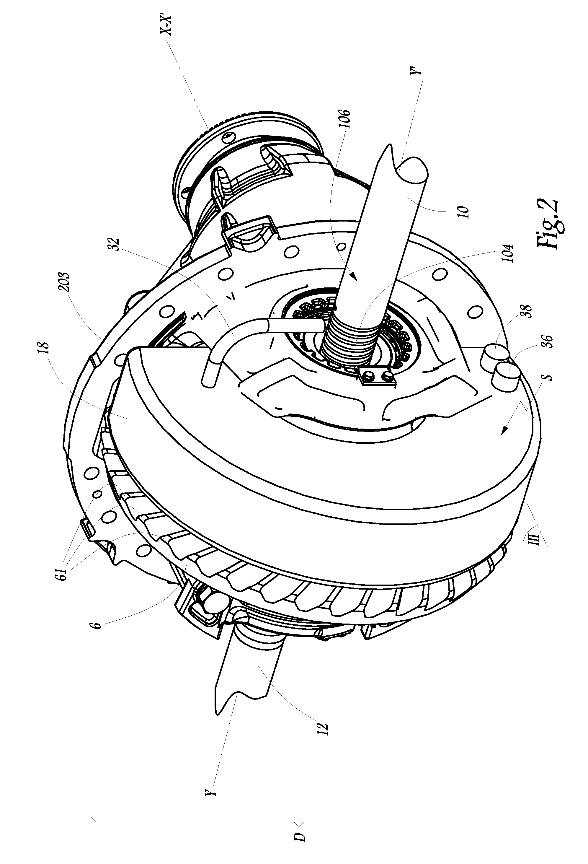 Lubrication system for a differential of a driven axle and automotive vehicle comprising such a lubrication system