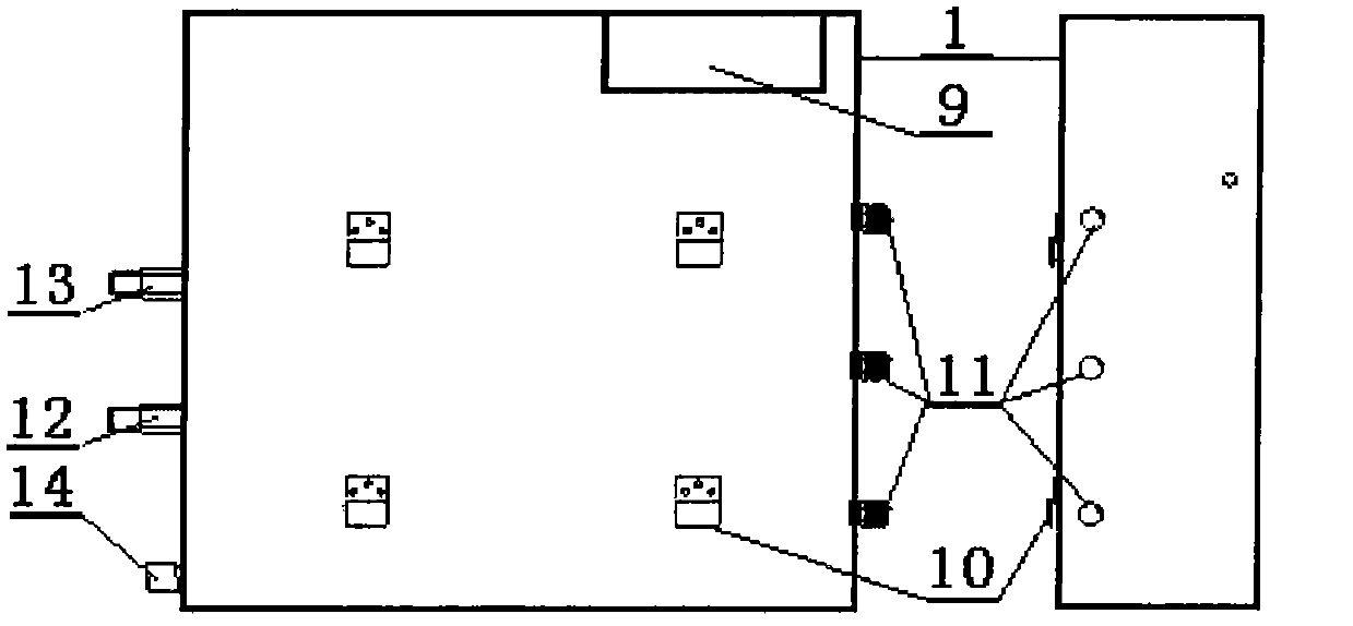 Windowsill type room fresh air handling unit