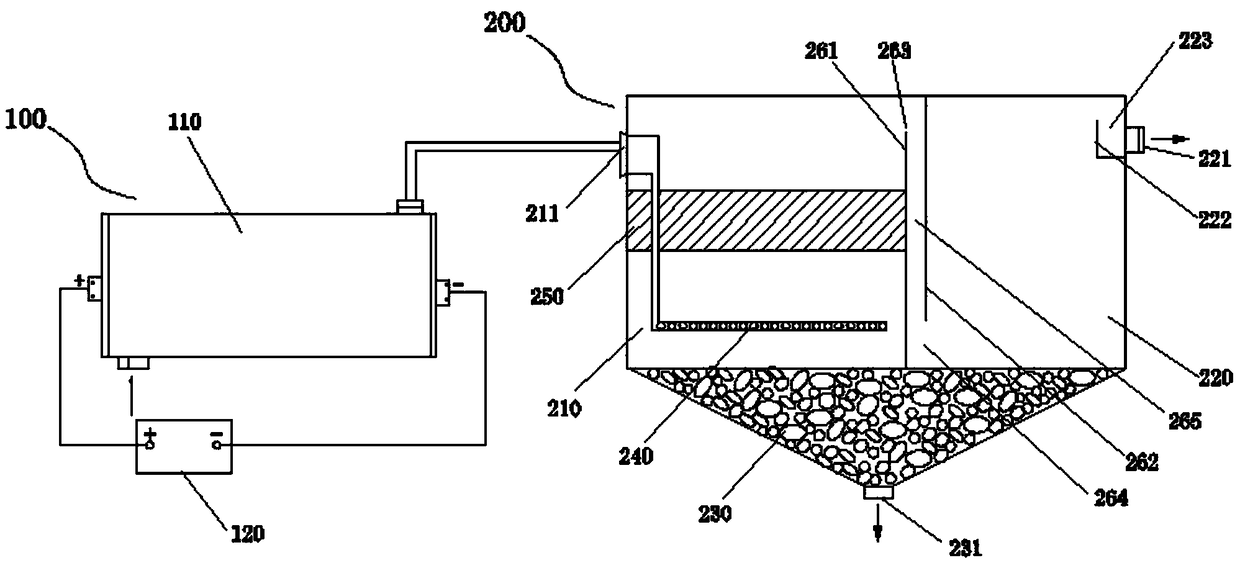 Plasma denitrification device and use method thereof