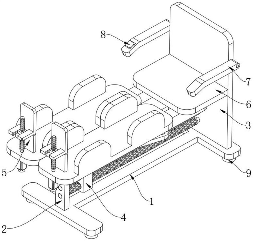 Auxiliary device for stretching in sports and use method of auxiliary device