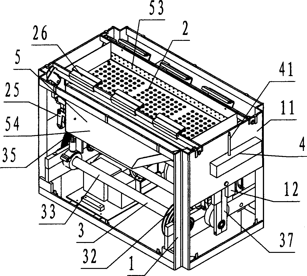 Multiple linkage reciprocating capsule stripping machine