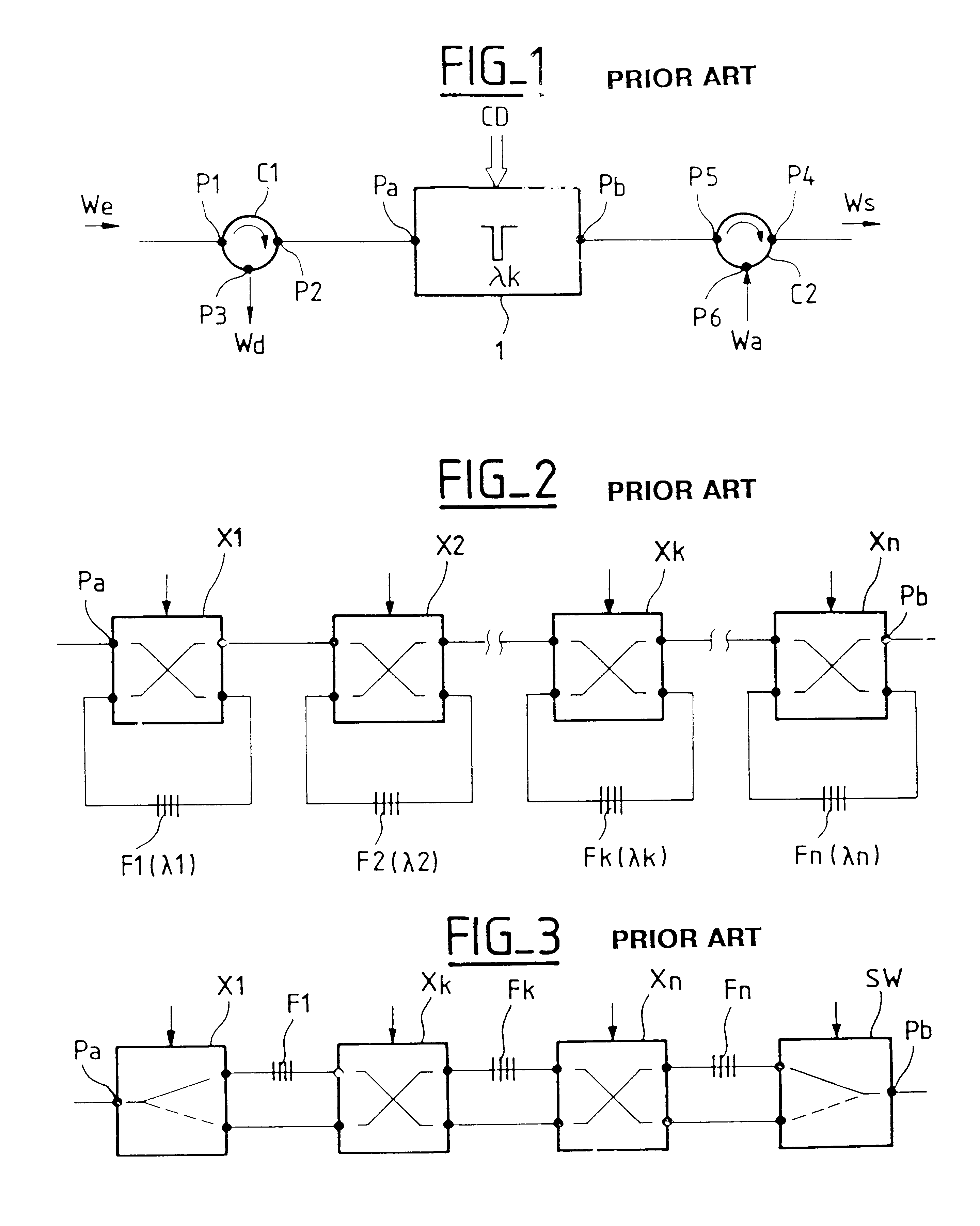 Reconfigurable optical filtering apparatus and a drop-and-insert multiplexer incorporating such apparatus