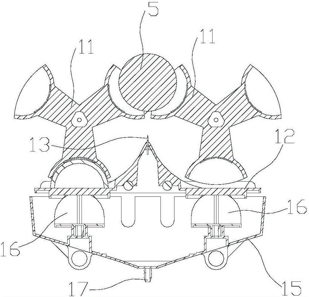 Juicing structure and juicer